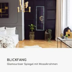 Norwich Spiegel Holzrahmen Rechteckig 130 X 45 Cm Mosaik-Design -Haushaltsgerätegeschäft 10039473 de 0003 logo