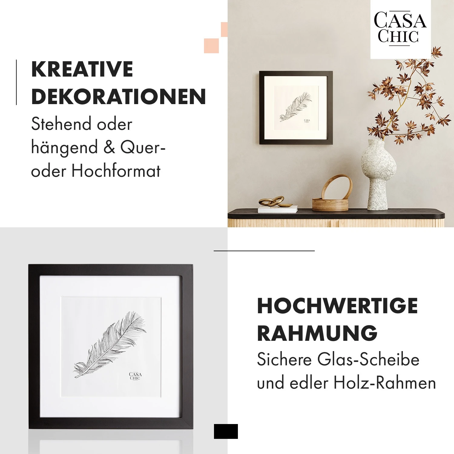 Cannon Bilderrahmen Quadratisch 24,4 X 24,4 Cm Fotos Passepartout Echtholz 5 Cannon Bilderrahmen Quadratisch 24,4 X 24,4 Cm Fotos Passepartout Echtholz – Bild 3