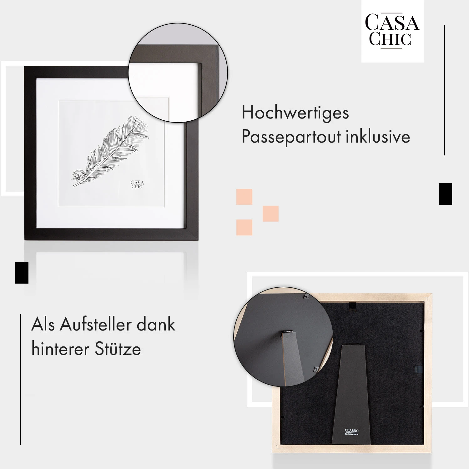 Cannon Bilderrahmen Quadratisch 24,4 X 24,4 Cm Fotos Passepartout Echtholz 6 Cannon Bilderrahmen Quadratisch 24,4 X 24,4 Cm Fotos Passepartout Echtholz – Bild 4