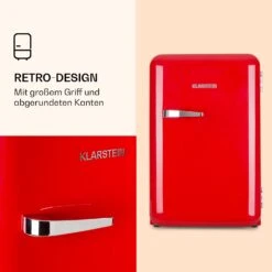 Audrey Retro-Kühlschrank 70 Liter 3 Regale 2 Türfächer Innenbeleuchtung -Haushaltsgerätegeschäft 10039692 de 0003 logo