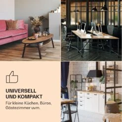 Audrey Retro-Kühlschrank 70 Liter 3 Regale 2 Türfächer Innenbeleuchtung -Haushaltsgerätegeschäft 10039692 de 0005 logo