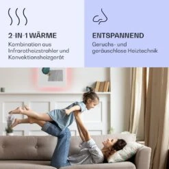 Mojave 500 Smart 2-in-1 Heizgerät Infrarot Konvektor 60x60cm 500W RGB-Licht -Haushaltsgerätegeschäft 10039815 de 0004 logo