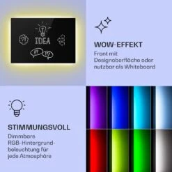 Mojave 750 Smart 2-in-1 Heizgerät Infrarot Konvektor 85x60cm 750W RGB-Licht -Haushaltsgerätegeschäft 10039816 de 0003 logo