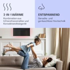 Mojave 750 Smart 2-in-1 Heizgerät Infrarot Konvektor 85x60cm 750W RGB-Licht -Haushaltsgerätegeschäft 10039816 de 0004 logo