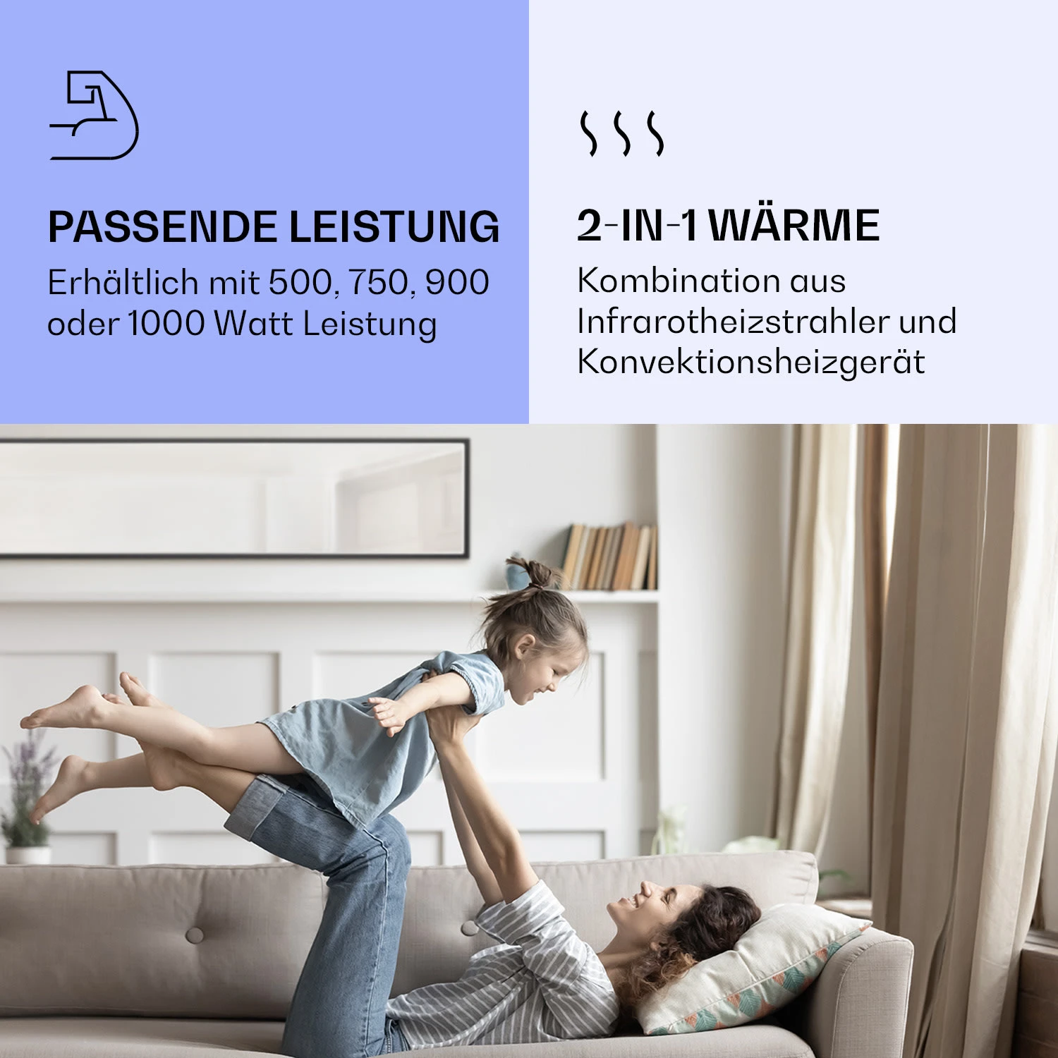 La Palma 900 Smart Infrarotstrahler Konvektor 40x160cm 900W Spiegel Standfuß 7 La Palma 900 Smart Infrarotstrahler Konvektor 40x160cm 900W Spiegel Standfuß – Bild 5