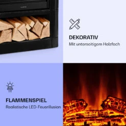 Dukono Elektrokamin 1800 W LED-Flammen Heizlüfter Timer Holzfach 12 Dukono Elektrokamin 1800 W LED-Flammen Heizlüfter Timer Holzfach -Haushaltsgerätegeschäft 10039850 de 0003 logo
