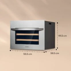 Vinsider 24 Built-In Uno Weinkühlschrank Einbaugerät 1 Zone 24 Flaschen Edelstahl -Haushaltsgerätegeschäft 10039913 yy 0006 logo