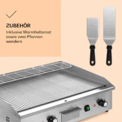 Grillmeile 4400 Elektrogrill Plancha 2x2200W Grillplatte Edelstahl -Haushaltsgerätegeschäft 10039916 de 0006 logo