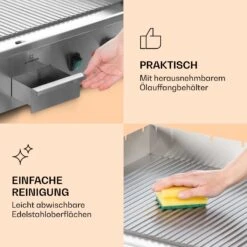 Grillmeile 4400 Elektrogrill Plancha 2x2200W Grillplatte Edelstahl -Haushaltsgerätegeschäft 10039916 de 0007 logo