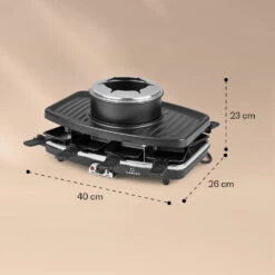 Entrecote 2-in-1 Raclette-Grill & Fondue Naturstein 1100W 8 Personen 15 Entrecote 2-in-1 Raclette-Grill & Fondue Naturstein 1100W 8 Personen -Haushaltsgerätegeschäft 10039922 yy 0007 logo