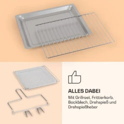 Vigor Air Heißluftfritteuse 1800 W 30 Liter 18 Programme -Haushaltsgerätegeschäft 10039940 de 0007 logo