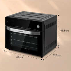 Vigor Air Heißluftfritteuse 1800 W 30 Liter 18 Programme -Haushaltsgerätegeschäft 10039940 yy 0008 dimensions