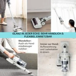 LARMA Staubsauger Kabellos Beutellos Akku 45 Min Laufzeit Max. LED -Haushaltsgerätegeschäft 10040033 de 0005 logo