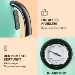 Aquavita Chalet Wasserkocher 1,7 Liter 2200 Watt Temperaturanzeige Edelstahl 14 Aquavita Chalet Wasserkocher 1,7 Liter 2200 Watt Temperaturanzeige Edelstahl -Haushaltsgerätegeschäft 10040040 de 0005 logo