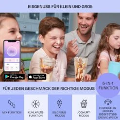 Dolce Bacio Smart Eiscremebereiter Yogurtmaker Kompressor 2 Liter WiFi Touch Edelstahl 12 Dolce Bacio Smart Eiscremebereiter Yogurtmaker Kompressor 2 Liter WiFi Touch Edelstahl -Haushaltsgerätegeschäft 10040048 de 0003 logo