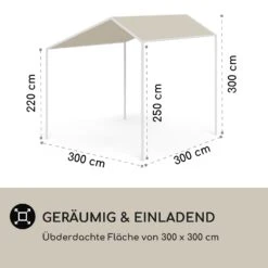 Blumfeldt La Rochelle Gazebo Schrägdach UV 50+ Aluminium Polyester 10 Blumfeldt La Rochelle Gazebo Schrägdach UV 50+ Aluminium Polyester -Haushaltsgerätegeschäft 10040099 de 0004 logo