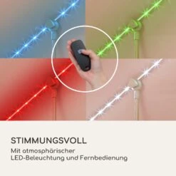 Blumfeldt Bayonne Sonnenschirm 130 X 180 Cm Polyester UV 50 Solar LED -Haushaltsgerätegeschäft 10040103 de 0003 logo