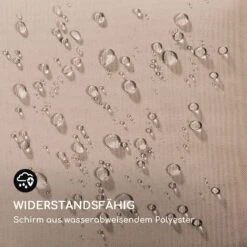 Blumfeldt Bayonne Sonnenschirm 130 X 180 Cm Polyester UV 50 Solar LED -Haushaltsgerätegeschäft 10040103 de 0007 logo