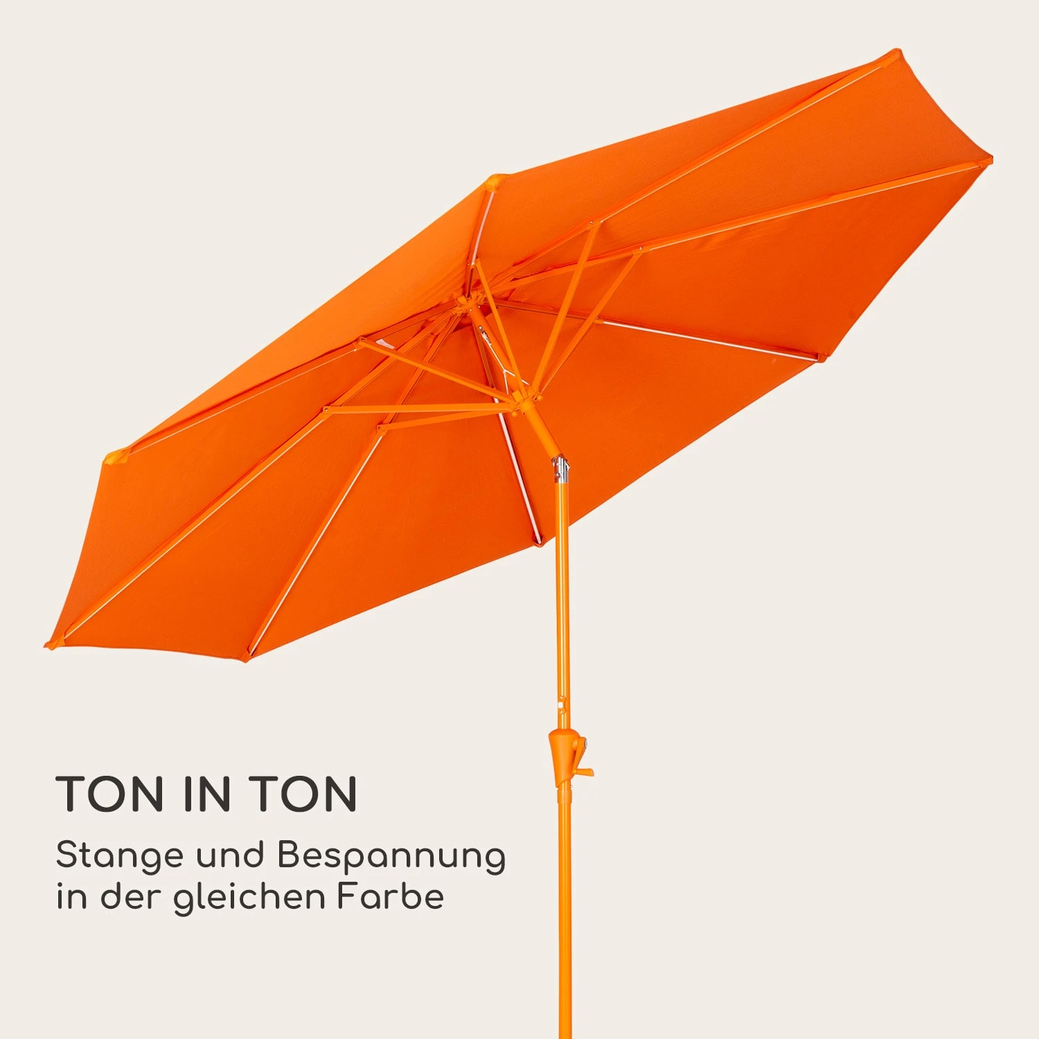 Blumfeldt Calais Sonnenschirm LED Aluminium-Rahmen Polyester-Bespannung UV 50 10 Blumfeldt Calais Sonnenschirm LED Aluminium-Rahmen Polyester-Bespannung UV 50 – Bild 8