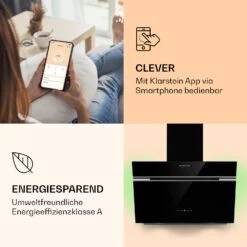 Alina 60 Smart Dunstabzugshaube 60 Cm 594 M³/h LED Ambiente-Licht Glasfront -Haushaltsgerätegeschäft 10040230 de 0003 logo