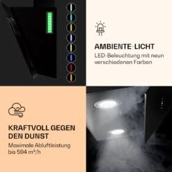 Alina 60 Smart Dunstabzugshaube 60 Cm 594 M³/h LED Ambiente-Licht Glasfront -Haushaltsgerätegeschäft 10040230 de 0005 logo