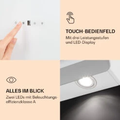 Aurora 60 Smart Dunstabzugshaube 550 M³/h 60cm Kopffrei Ambiente-Licht EEC A++ 15 Aurora 60 Smart Dunstabzugshaube 550 M³/h 60cm Kopffrei Ambiente-Licht EEC A++ -Haushaltsgerätegeschäft 10040235 de 0006 logo