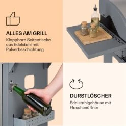 Lucifer 3 Gasgrill 3 X 3,6 KW Brenner 60x45cm Grill Edelstahl Mobil -Haushaltsgerätegeschäft 10040280 de 0005 logo