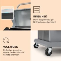 Lucifer 4 Gasgrill 4 X 3,6 KW Brenner 69x45cm Grill Edelstahl Mobil -Haushaltsgerätegeschäft 10040281 de 0006 logo