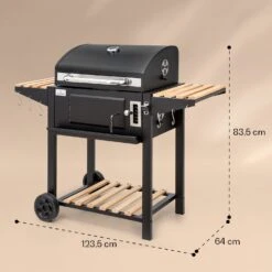 Aberdeen Single Holzkohlegrill -Haushaltsgerätegeschäft 10040292 yy 0011 dimensions