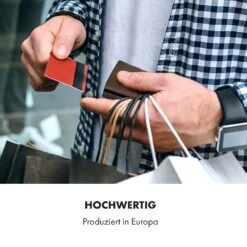 ZNAP Airtag Wallet 12 Karten Münzfach 9x1,8x6 Cm (BxHxT) RFID-Schutz -Haushaltsgerätegeschäft 10040315 de 0006 logo