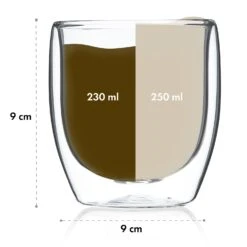 Glaswerk Altino Doppelwandige Thermogläser 250 Ml Handgemacht Borosilikatglas 15 Glaswerk Altino Doppelwandige Thermogläser 250 Ml Handgemacht Borosilikatglas -Haushaltsgerätegeschäft 10040319 yy 0008 dimensions
