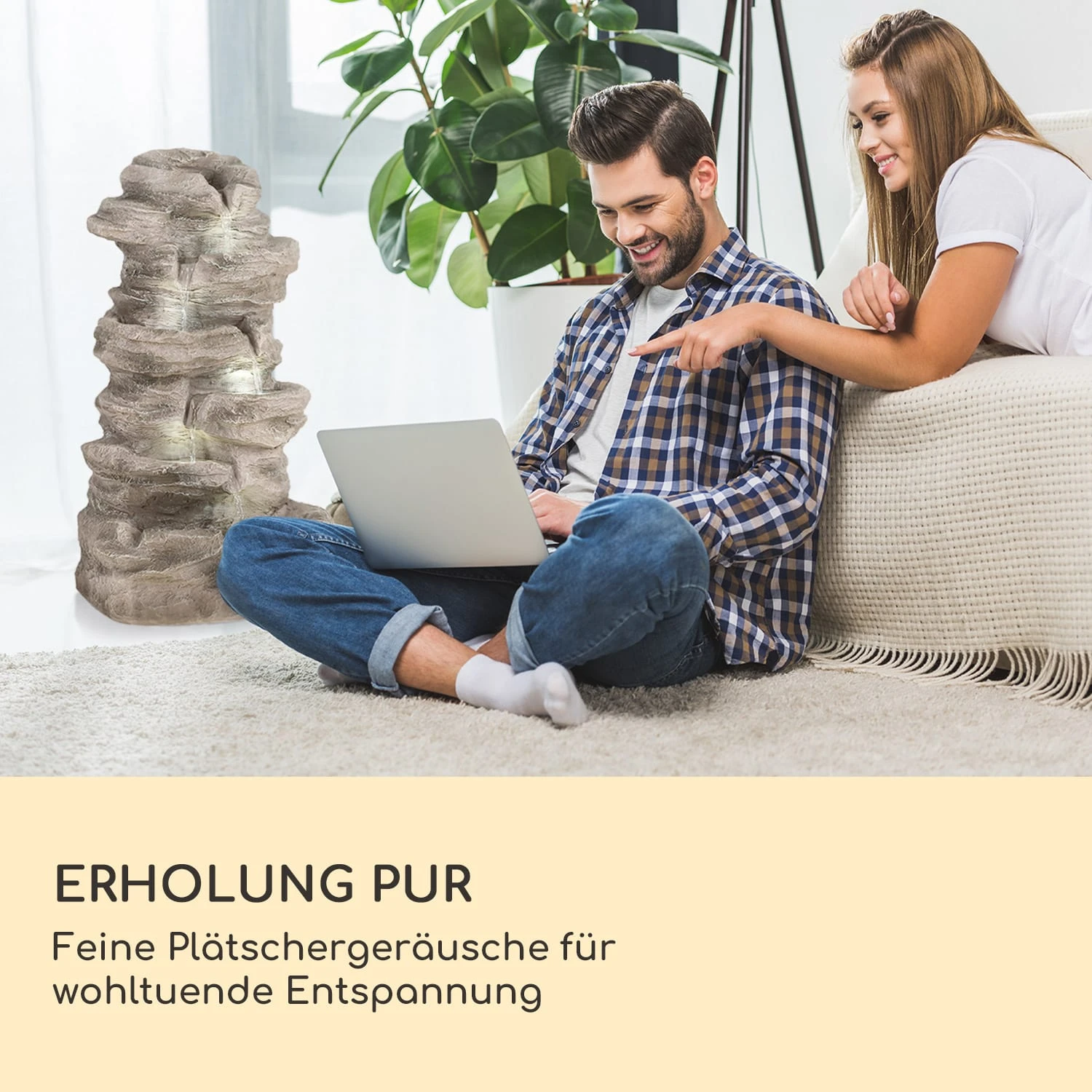 Stonehenge XL Solarbrunnen LED-Beleuchtung Polyresin Li-Ionen-Akku 8 Stonehenge XL Solarbrunnen LED-Beleuchtung Polyresin Li-Ionen-Akku – Bild 6