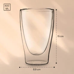 DUOS Doppelwandiges Glas 400 Ml Trinkglas Espresso Borosilikatglas 15 DUOS Doppelwandiges Glas 400 Ml Trinkglas Espresso Borosilikatglas -Haushaltsgerätegeschäft 10040373 yy 0007 logo