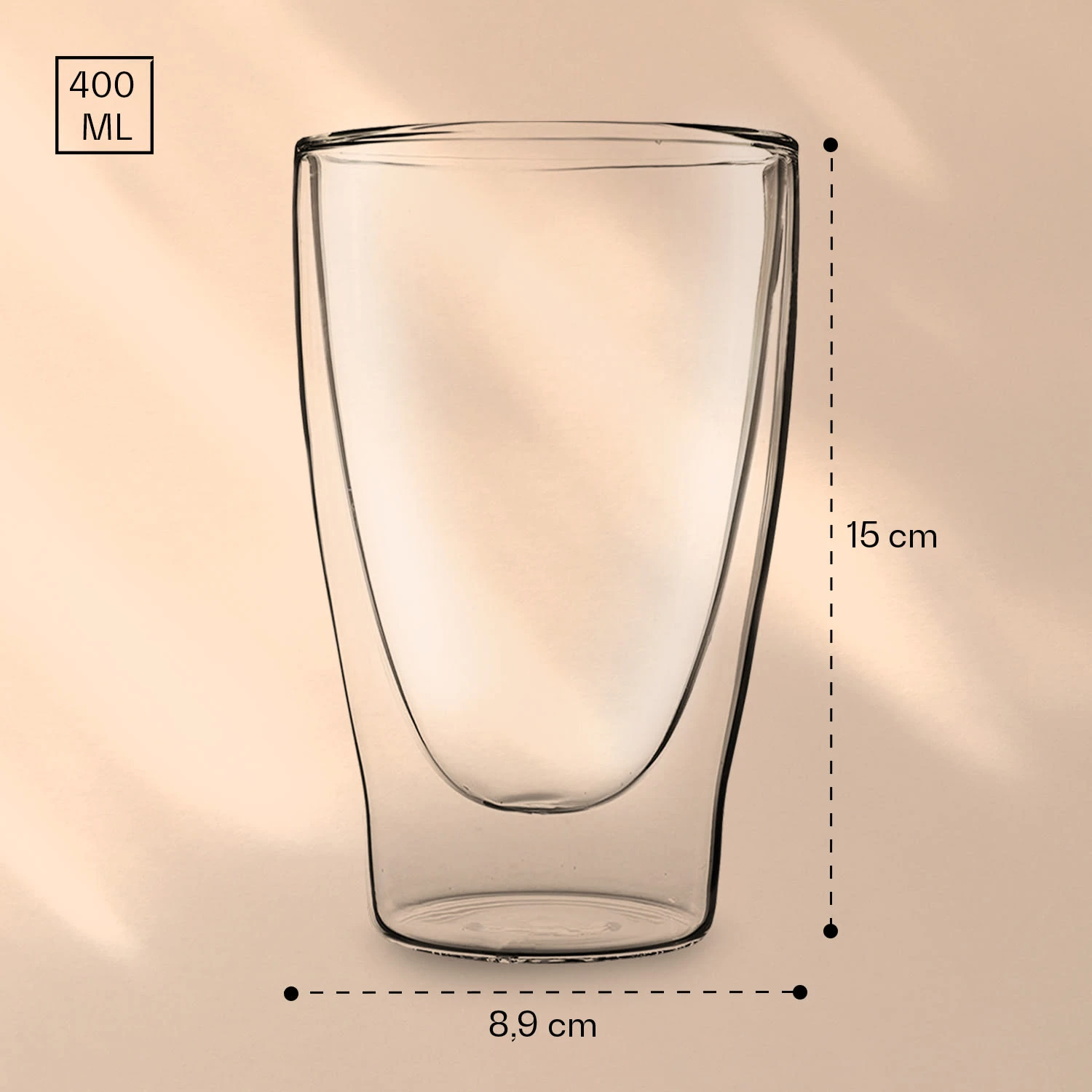 DUOS Doppelwandiges Glas 400 Ml Trinkglas Espresso Borosilikatglas 9 DUOS Doppelwandiges Glas 400 Ml Trinkglas Espresso Borosilikatglas – Bild 7
