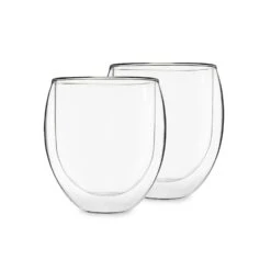 Glas Ice Mit Teeblume 320 Ml Doppelwandiges Borosilikatglas