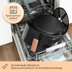 Air Bloom Heißluftfritteuse Dampffunktion 1500W 7,5 Liter 16 Programme -Haushaltsgerätegeschäft 10040495 de 0005 usp
