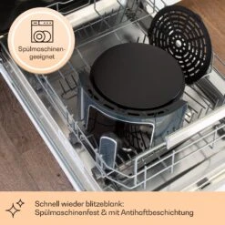 Crisp-Pro Heißluftfritteuse Air Fryer 1400W 3,5 Ltr 8 Programme Timer -Haushaltsgerätegeschäft 10040701 de 0004 logo