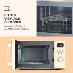 Julieta Mikrowelle Mit Grill 20l 700 / 800 W Ø25,5cm 8 Programme -Haushaltsgerätegeschäft 10040731 de 0004 logo