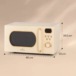 Julieta Mikrowelle Mit Grill 20l 700 / 800 W Ø25,5cm 8 Programme -Haushaltsgerätegeschäft 10040731 yy 0007 dimensions