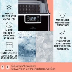 Chios Eiswürfelmaschine 20 Kg/24 H Auto-Clean 3,2-Liter Wassertank -Haushaltsgerätegeschäft 10041144 de 0002 logo
