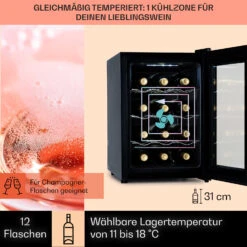 Barolo 12 Uno Weinkühlschrank 37 Ltr 12 Flaschen 11-18°C SingleZone 12 Barolo 12 Uno Weinkühlschrank 37 Ltr 12 Flaschen 11-18°C SingleZone -Haushaltsgerätegeschäft 10041205 de 0003 usp