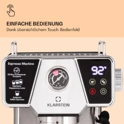 Libeica Espressomaschine 19 Bar Ca. 10 Tassen 1,8 Liter Milchschaum -Haushaltsgerätegeschäft 10041253 de 0003 logo