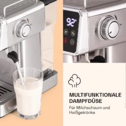 Libeica Espressomaschine 19 Bar Ca. 10 Tassen 1,8 Liter Milchschaum -Haushaltsgerätegeschäft 10041253 de 0004 logo