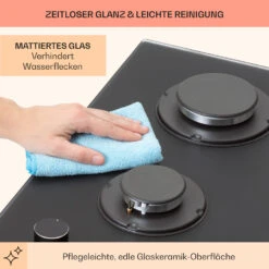 Firetale Gaskochfeld 2-flammig Aluminium-Brenner Erdgas/Propangas Inkl. Schlauch Und Druckminderer -Haushaltsgerätegeschäft 10041298 de 0007 usp