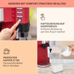 Baristomat 2-in-1-Heißgetränkeautomat Kaffee Tee Milchschaum -Haushaltsgerätegeschäft 10041305 de 0003 usp