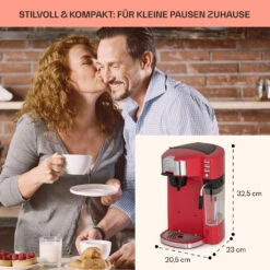 Baristomat 2-in-1-Heißgetränkeautomat Kaffee Tee Milchschaum -Haushaltsgerätegeschäft 10041305 de 0005 usp