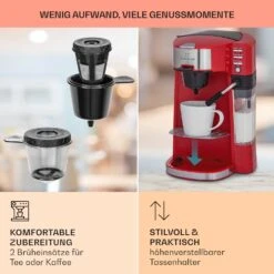 Baristomat 2-in-1-Heißgetränkeautomat Kaffee Tee Milchschaum -Haushaltsgerätegeschäft 10041305 de 0006 usp