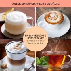 Baristomat 2-in-1-Heißgetränkeautomat Kaffee Tee Milchschaum -Haushaltsgerätegeschäft 10041305 de 0007 usp