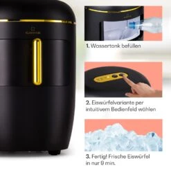 Passau Eiswürfelmaschine 2 Größen 15 Kg/24 H Auto-Clean -Haushaltsgerätegeschäft 10041343 de 0004 logo