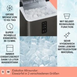 Albaron Supreme Eiswürfelmaschine Bullet 12kg/24h 1,5 Ltr Edelstahl -Haushaltsgerätegeschäft 10041360 de 0002 logo
